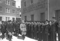 Mussolini visita il Comando della Marina ...