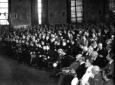 L'affollata platea dell'aula magna della Facolt d ...