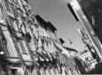 La facciata di un palazzo del centro di Firenze de ...