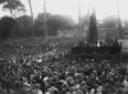 La tribuna delle autorit in piazza di S ...