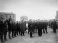 Mussolini visita i nuovi borghi dell'Agro Pontino