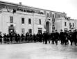 L'arrivo di Mussolini e delle autorit fasciste a  ...