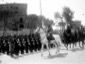 Mussolini, a cavallo in via dell'Impero, ...