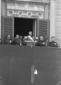 Mussolini pronuncia un discorso dal balcone di Pal ...