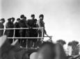 Mussolini, Starace e altre autorit fasciste su un ...