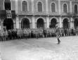 Mussolini con alte cariche dell'Esercito ...