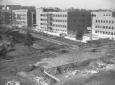 Veduta del cantiere dei lavori in corso nell'area  ...