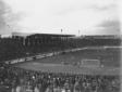 Veduta dello stadio del PNF, gremito di spettatori ...