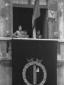 Mussolini, affacciato al balcone di palazzo Venezi ...