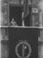 Mussolini, affacciato al balcone di palazzo Venezi ...