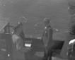 Mussolini ripreso a bordo di un motoscafo sulle ac ...