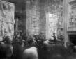 Mussolini ascolta il discorso di inaugurazione del ...