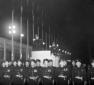 Mussolini e Starace inaugurano di notte, dall'alto ...