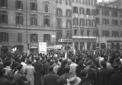 Piazza Venezia: manifestazione di protesta dei pro ...