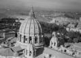 Veduta aerea della cupola di San Pietro