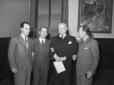 Autorit� in visita all'Istituto Nazionale Luce pos ...