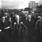 Discorso di Adenauer a Ciampino, presente Pella