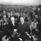 Discorso di Adenauer a Ciampino, presente Pella