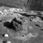 Gli scavi archeologici: resti in pietra