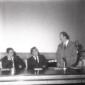 Il produttore Alfredo Bini con Fellini e Pasolini  ...