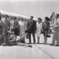 Foto di gruppo in partenza da Fiumicino: Walter Ch ...