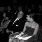 Campilli seduto vicino a Jean Seberg alla prima de ...