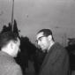 Emilio Colombo partecipa ai funerali di Zoli