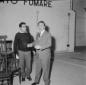 Eduardo De Filippo con un giovane attore in uno sp ...