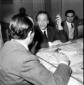Eduardo De Filippo, con la sigaretta tra le dita,  ...