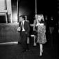 Catherine Deneuve a Fiumicino con un amico