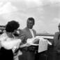 Richard Egan con la moglie ed il figlio