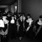 Luigi Einaudi all'interno dell'universit� con il r ...
