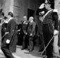 Fanfani e Folchi escono dal Campidoglio