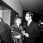 Anna Maria Ferrero e Jean Sorel all'ingresso del t ...