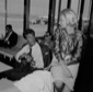 Alfredo Giannetti nella hall dell'aeroporto di Fiu ...