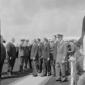 Gronchi ed autorit� civili e militari all'aeroport ...