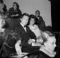 Jeffrey Hunter e la moglie in platea al Quattro Fo ...