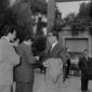 Ugo La Malfa colto nei pressi della villa di Luigi ...
