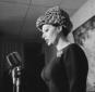 Sophia Loren parla al microfono