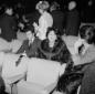 Anna Magnani e il figlio Luca seduti in platea dur ...
