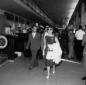 Giulietta Masina colta all'aeroporto di Ciampino ( ...
