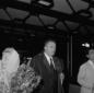 Giulietta Masina e Federico Fellini colti all'inte ...