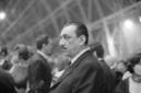 Alberto Mondadori colto al Teatro Circo
