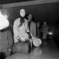 Anna Maria Pierangeli, con borse e valigette, all' ...