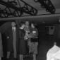 Daniela Rocca discute con delle persone all'aeropo ...