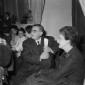 Jean-Paul Sartre e Rossana Rossanda ad una confere ...