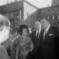 Renzo Rossellini con la moglie al Quirinale al ric ...