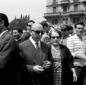Mario Scelba e la moglie ai funerali di Don Sturzo ...