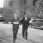 Mario Scelba con Ferrari-Aggradi ad una riunione d ...
