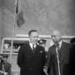 Robert Schuman tiene un discorso sulla pista dell' ...